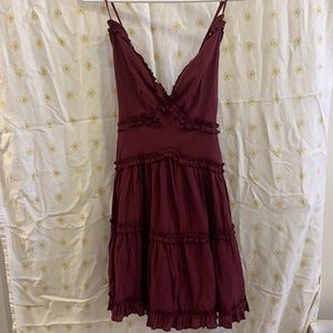 Burgundy sundress